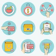 Set of business icons - part 1