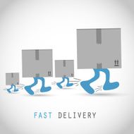 Shipments and free delivery boxes