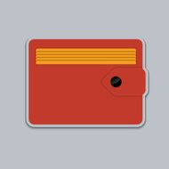wallet vector icon N4