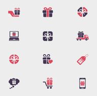 Gift box icons N4