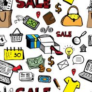 shoping retail concept seamless