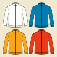 Colorful sweatshirts template N2