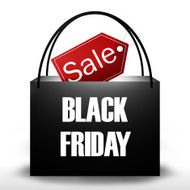Black Friday Shopping Bag Design N6
