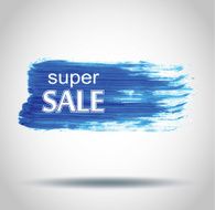 Sale labels brush style Vector N30