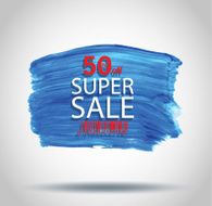 Sale labels brush style Vector N36
