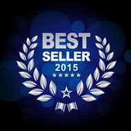 Silver color Best Seller Emblem