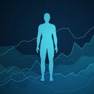 Vector Abstract Background with Graphs