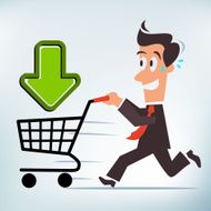Pushing a Shopping Cart