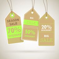 Vector Sale Tags N6