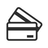 Vector Credit Card Black Icon