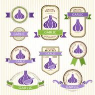 Garlic labels