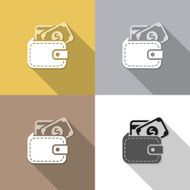 colorful wallet backgrounds