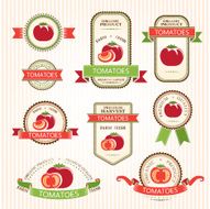 Tomatoes labels