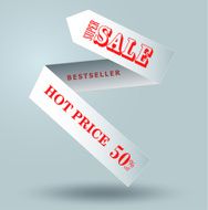 Sale labels Vector N51