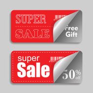 Sale labels Vector N52