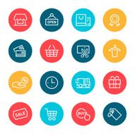 Shopping Icons N248