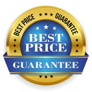 Blue gold best price badge with ribbon N2