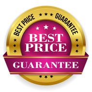 Purple gold best price badge with ribbon N2