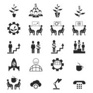 Human resource and management icons N9