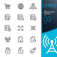 Lineo - Website and Internet outline icons N2