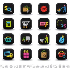 Shopping Icons N213