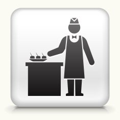 Square Button with Sales Associate