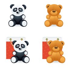 Teddy Bear Icons N2