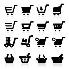 shopping cart icons N20