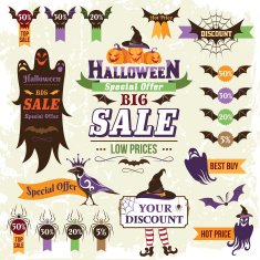 Halloween Sale Design Elements N2