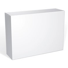 Package white box design isolated on background template N4