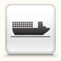 Square Button with Boat Shipping