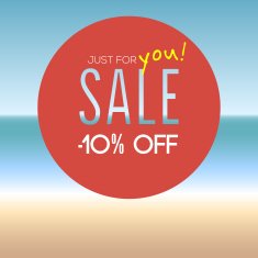Summer sale with percentage N3