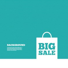 Big sale bag sign icon Special offer symbol N12