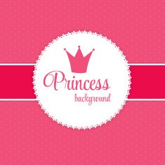 Princess Crown Background Vector Illustration N22