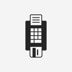 Credit card machine icon N9