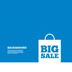 Big sale bag sign icon Special offer symbol N13