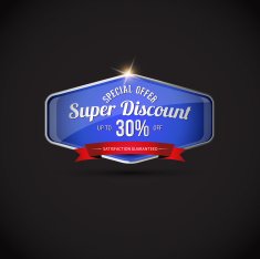 special offer shield label N2
