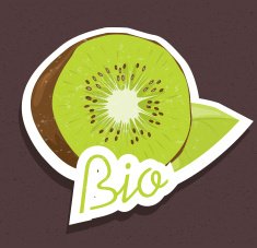 Bio kiwi tag