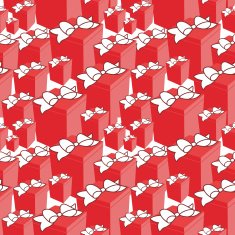 Seamless pattern with gift boxes N14