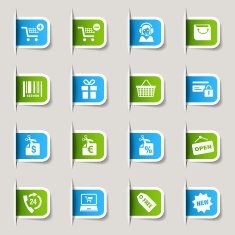 Label - Shopping icons