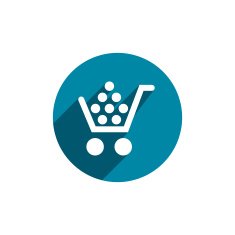 Cart vector icon isolated