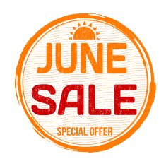June sale stamp N7
