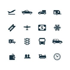 Travel Icons Set N20