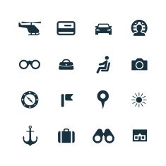 Travel Icons Set N21
