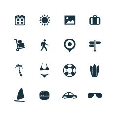 Travel Icons Set N22