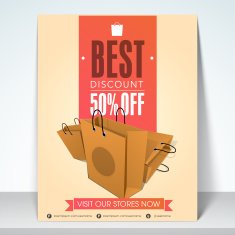 Sale template or flyer concept