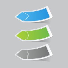 Sticker label paper colorful set N3