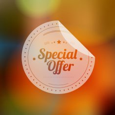 Vintage Sale Special Offer Sticker N8