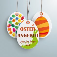 3 Easter Offer White Price Sticker N3