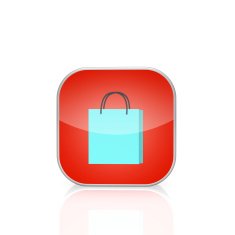 Paper bags isolated on a white background